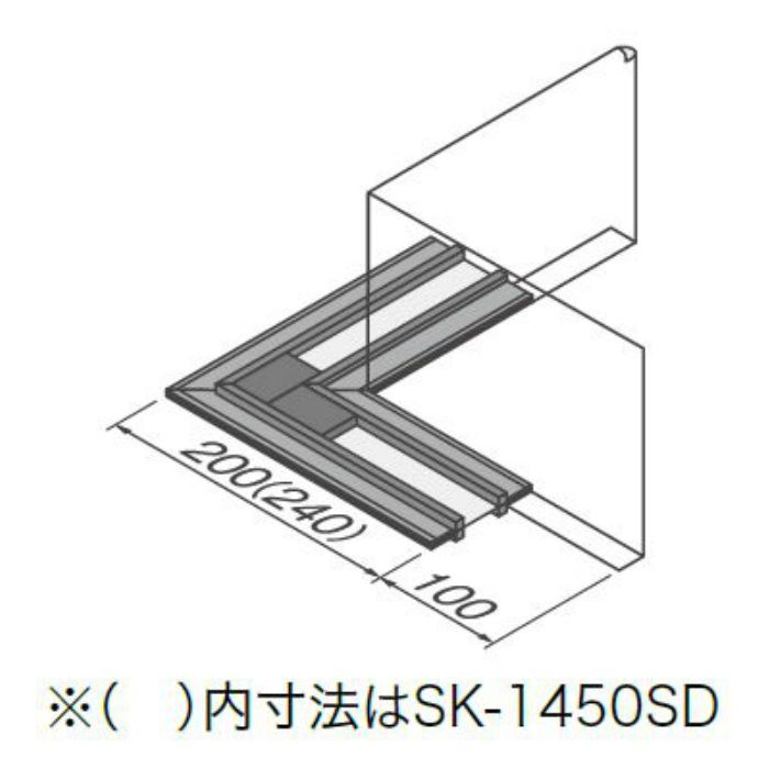 Sk 1050sd 気密スペーサー 防湿シート付きタイプ用 出隅 4mm厚タイプ アウンワークス通販